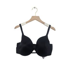 Savage X Fenty T-Shirt Bra Size 36DD Black Strappy Underwire
